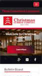 Mobile Screenshot of christmaslumber.com